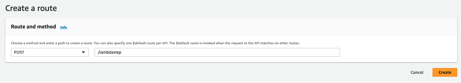 9 - Create new Route for API Gateway
